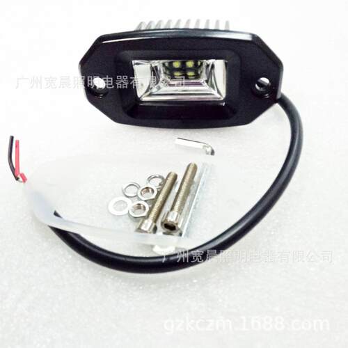 20w LED带耳朵工作灯 嵌入式4X4越野车保险杠卡车货车边灯