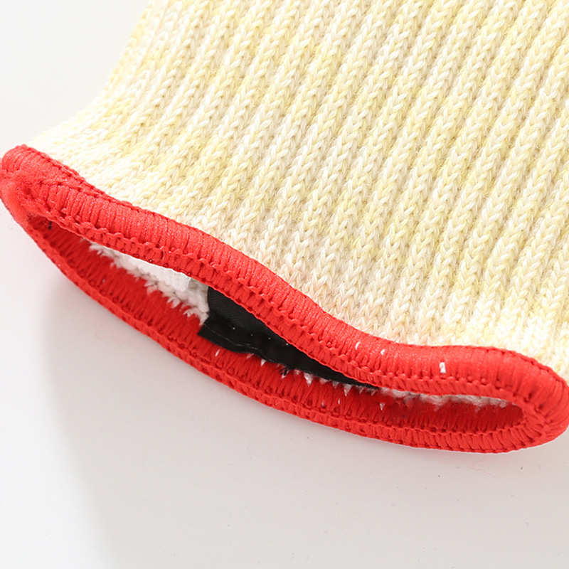 耐高温隔热500度5级防刺防割耐磨防滑双层加长加厚凯拉夫芳纶手套