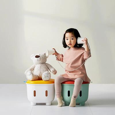Home Multi-functional Children's Storage Stool, Creative Two