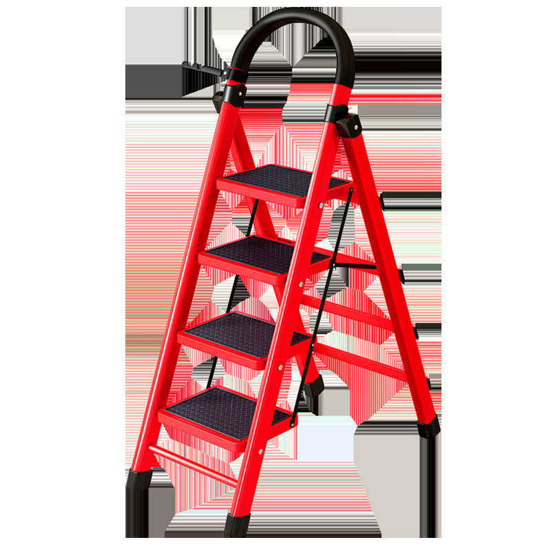 9WOR梯子家用折叠加厚人字梯室内多功能家庭铝合金升楼梯伸缩踏板