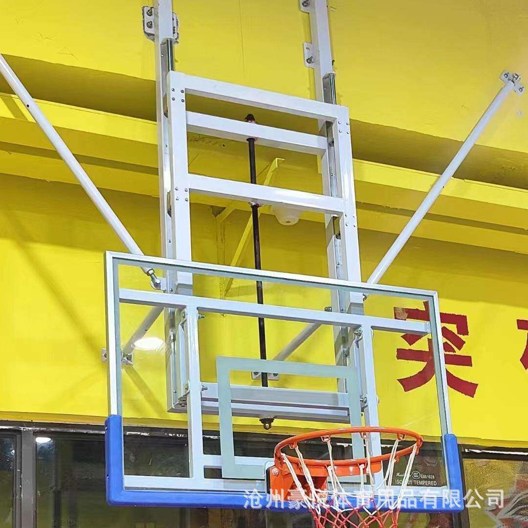 训练篮球架 室内篮球架 升降篮球架 吊顶升降篮球架 壁挂篮球架