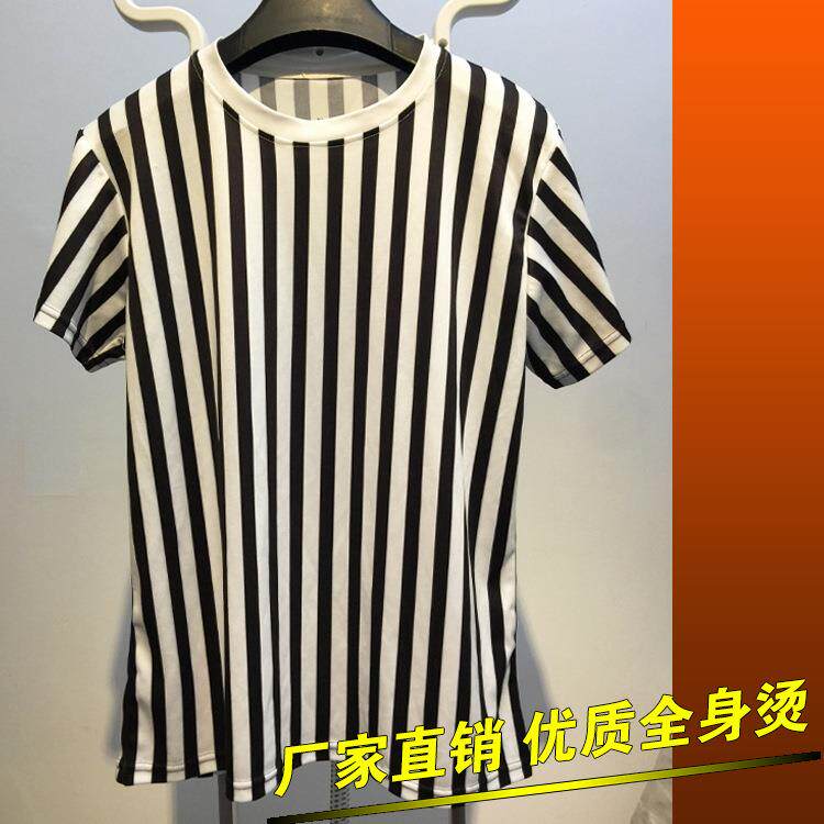 个性全身印花班服T恤印制星空轮滑文化广告衫印做团队服活动印图