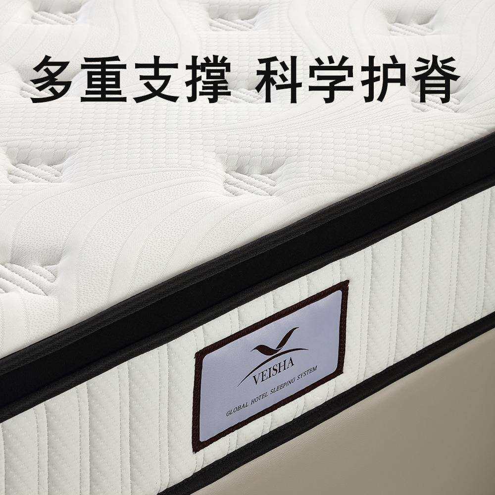 家用护脊整网弹簧床垫环保棕床垫双人床1.8米1.5米席梦思硬垫棕榈