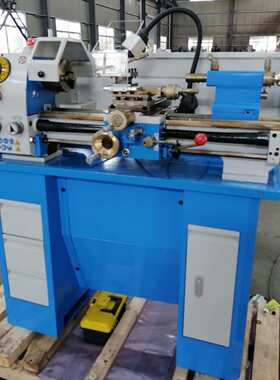 台式精6变速仪表机床家用 主轴c8车床微型星级精密车床单杠 皮带