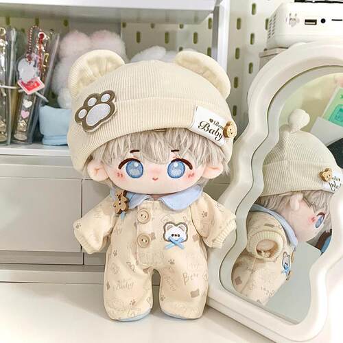 恋与深空沈星回棉花娃娃20cm娃衣可换装玩偶周边便宜衣服玩具套装