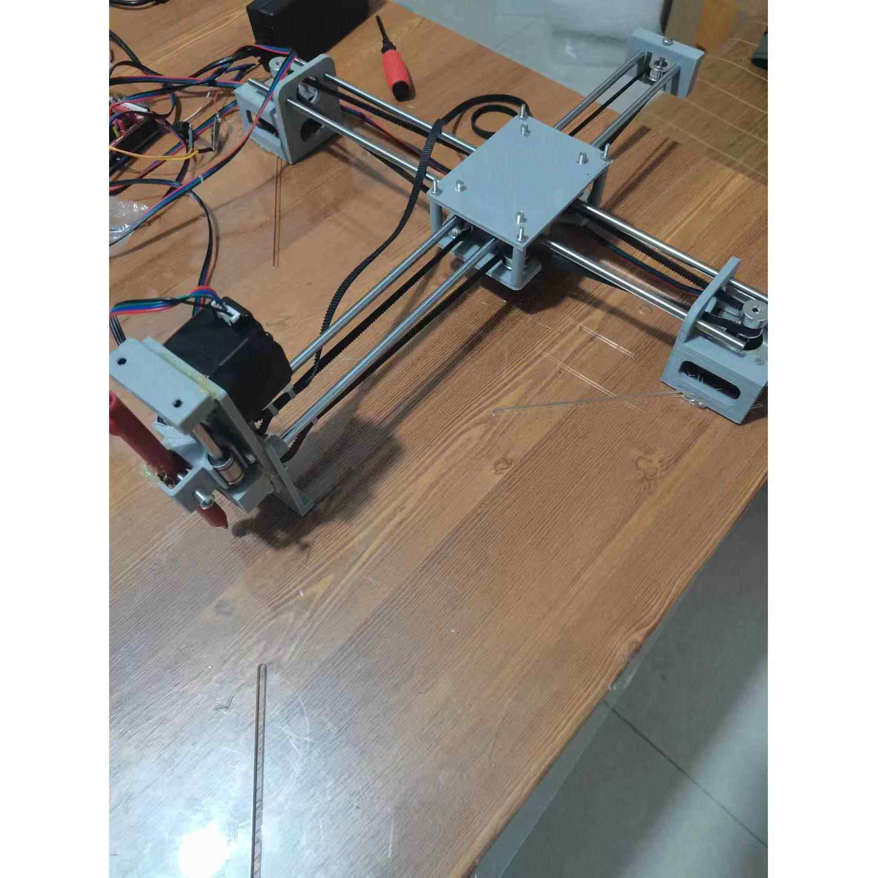 DIY画画写字机器人arduino开源