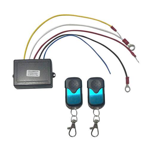 厂家直售IDJ12V2V汽车电绞盘遥器金属外壳开关控越野绞盘控动制4