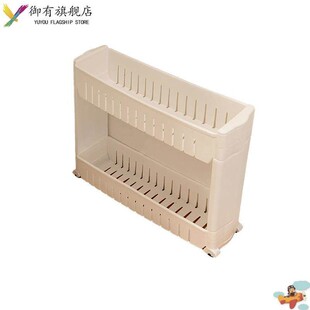 缝极置物门后缝收纳柜冰箱厨房夹超边缝卫生窄窄间储物隙小架推车