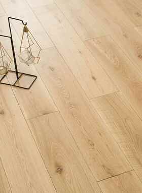 木纯销实木地板直天然原木TYP色灰色本卧室家橡用环保全实木