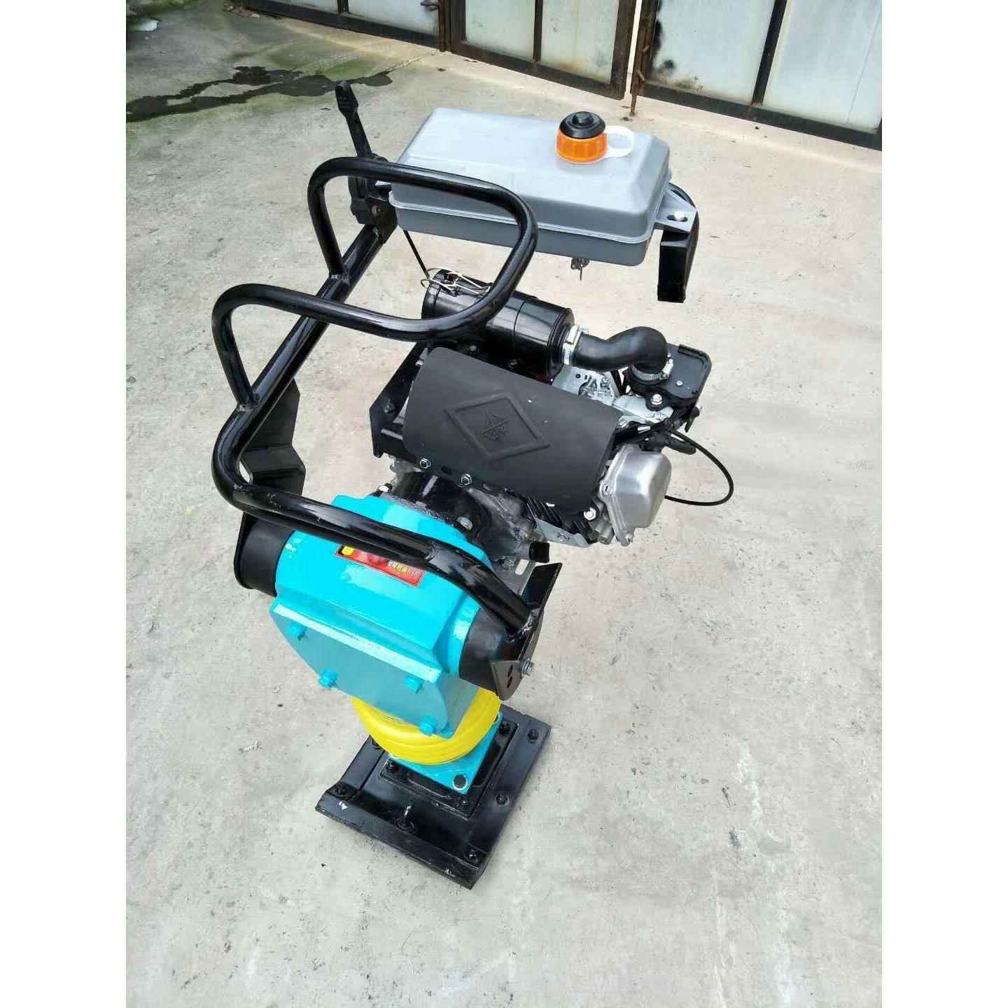 汽油冲击夯100型柴油电动打夯机土地夯实震振动地基220V/380V蹦蹦