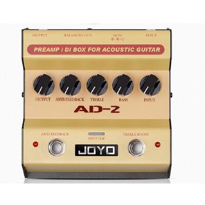 JOYO AD-2 原声吉他落地前级DI盒电箱琴民谣木吉他均衡单块效果器