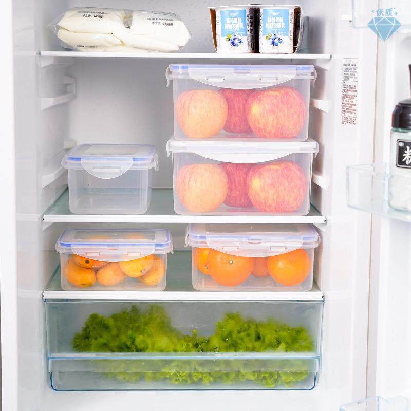 plastic food fruit storage box container lunch fridge big