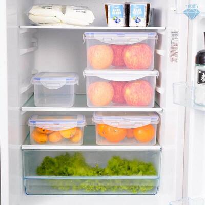 plastic food fruit storage box container lunch fridge big