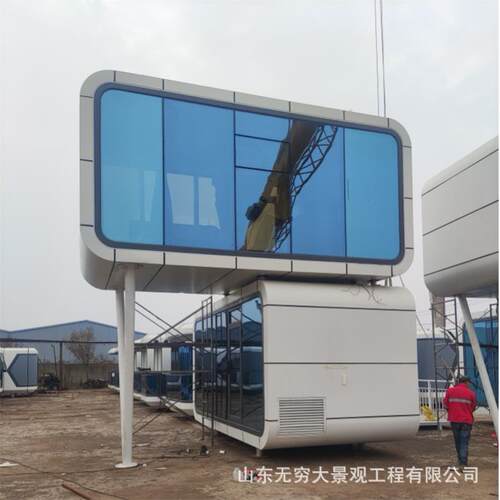 方舱阳光房苹果舱移动房民宿景区露营仓大型网红太空舱民宿制作