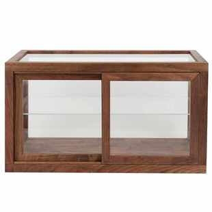 茶具木质复古风工艺品实木水柜黑胡桃柜茶收纳柜摆件中式古董展示