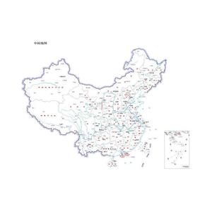厂家直销中国地图旅行版布可标记旅游布布料邮戳布足迹可盖章邮戳