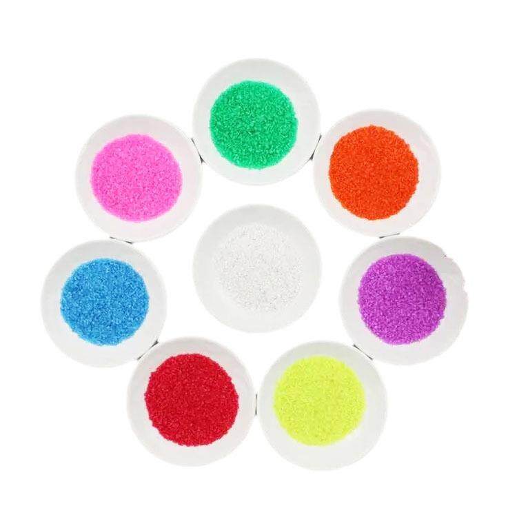 造景粉色网红砂儿童彩砂烧结彩砂沙画微景观造景染色彩沙沙石