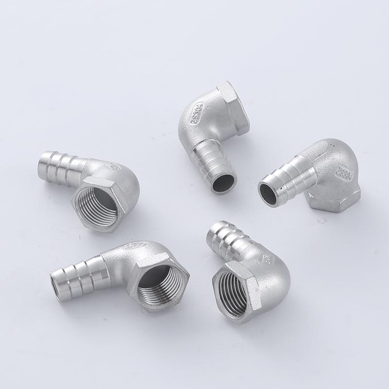 外螺纹04不锈钢内丝90°皮管弯头/宝塔弯头/弯头皮接/软件皮接