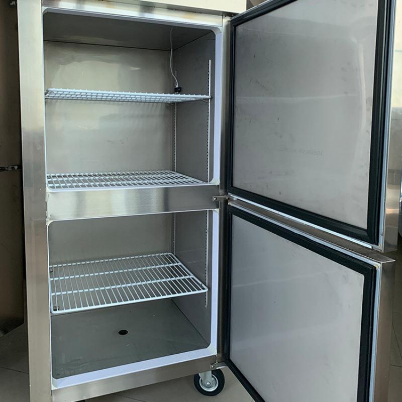 商用工程款两门冷柜 保鲜冷冻冰箱 立式两门冰箱 厨房冷柜 高性价