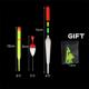 15pc Professional Vertical Fishing With Set Buoy Glow Float