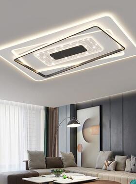 现简约长方形客厅吸顶灯led餐厅北欧卧室大气全屋灯具套餐X104