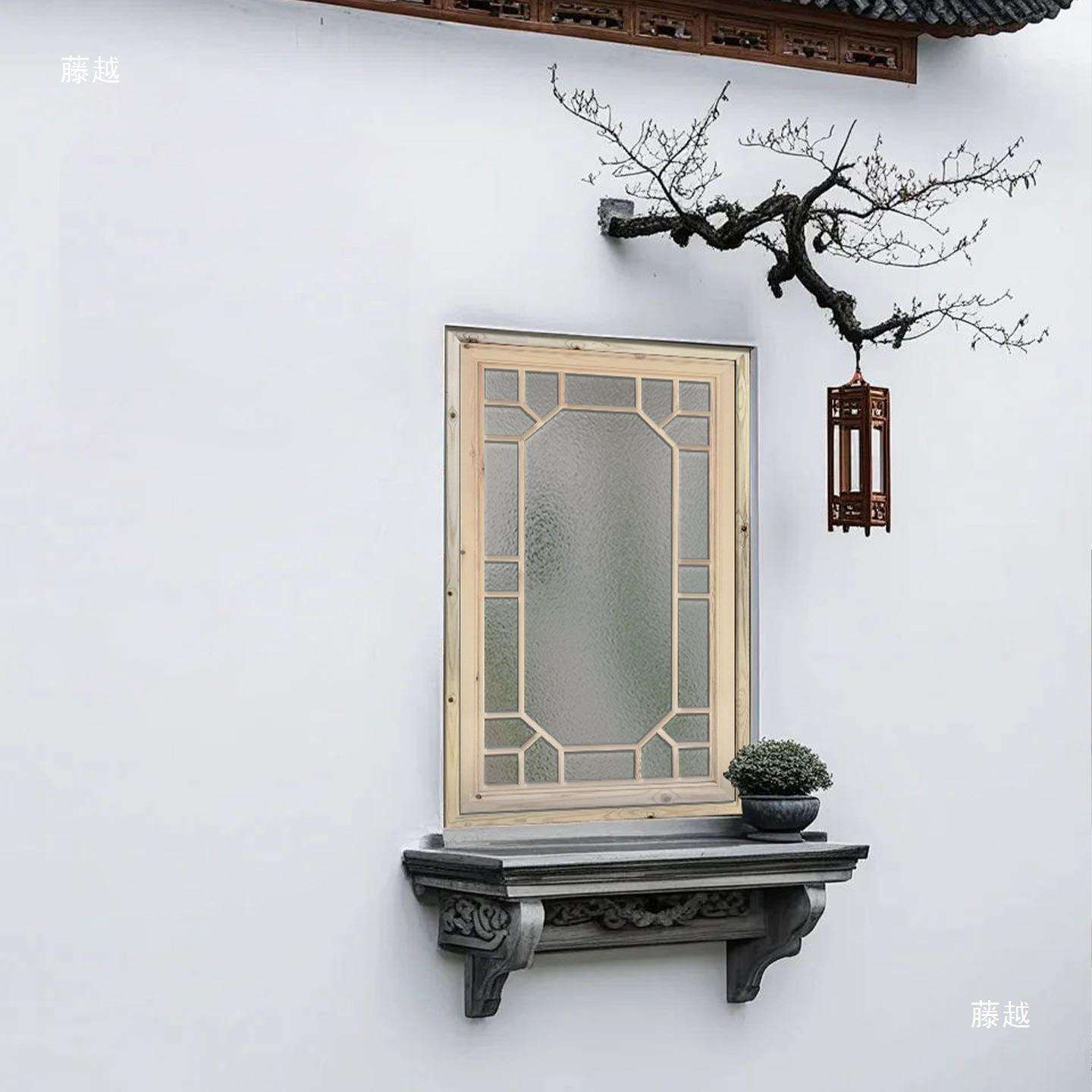 仿古门窗实木花格东阳木雕屏风中式窗户窗花格栅镂空雕刻装饰现货