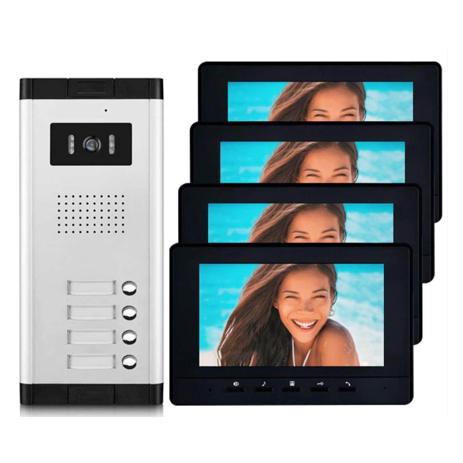 anjielosmart公寓小区单元门楼宇对讲系统自由搭配室内机可视门铃