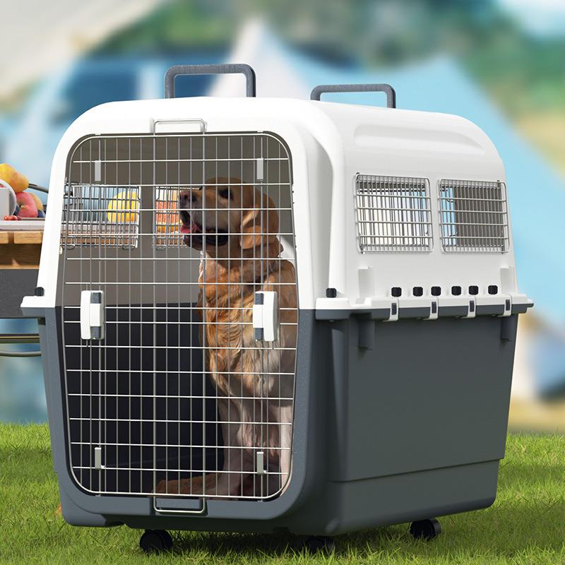 宠物航空箱国航小型中型大型犬金毛猫咪飞机托运箱狗笼狗狗空运箱