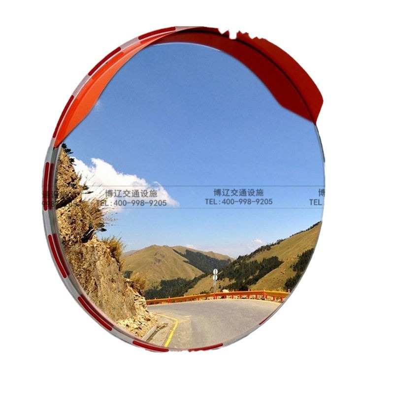 不锈钢广角镜反光镜60CM室外交通凸面镜路口道路转弯交通转角镜