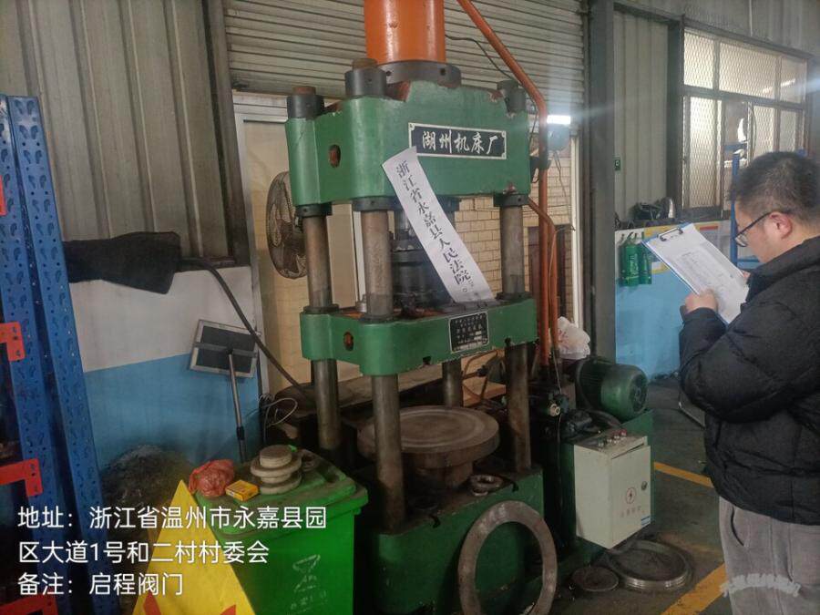 4月10日温州四柱液压机网络拍卖公告