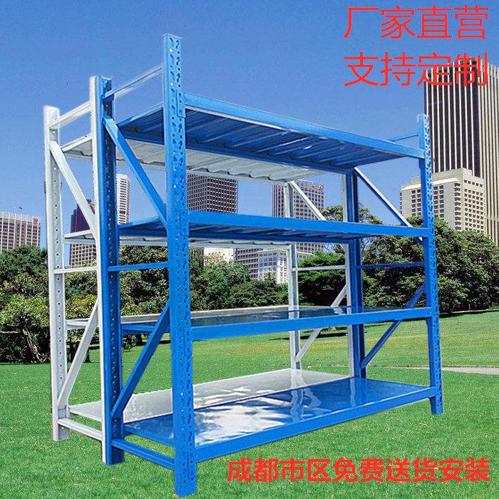 货架置物架多层菜鸟驿站仓库储物架家用角钢货架储物库房展示架