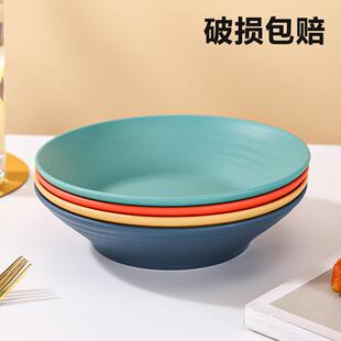 大号沙拉碗成人家用泡面麻辣烫螺蛳粉专用汤碗食品级简约麦秸秆碗