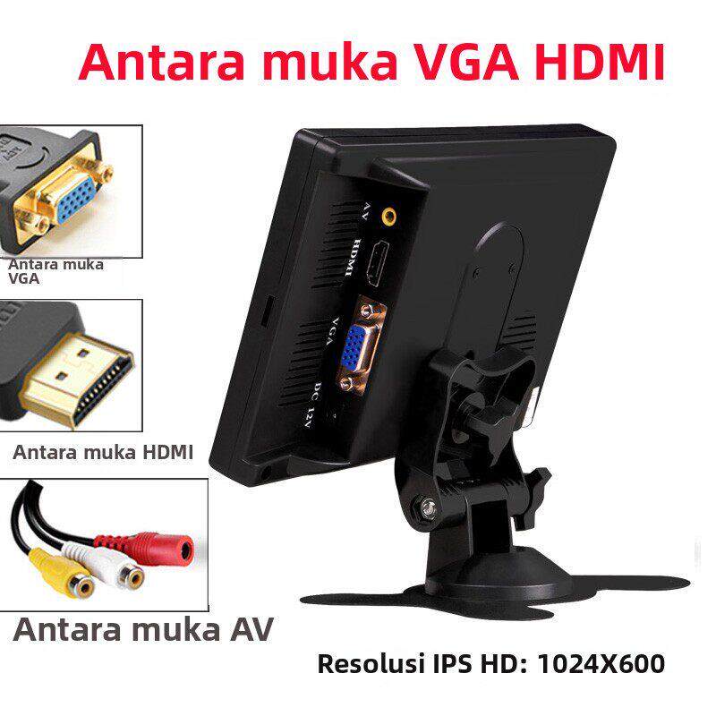 7英寸车用屏幕8寸10寸小电视高清HDMI液晶屏VGA显示器BNC监视屏幕