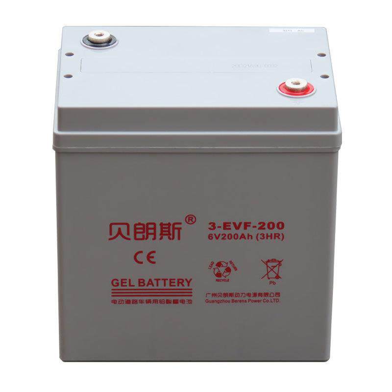 6V200Ah游览车动力电池 3-EVF-200 高尔夫球车用胶体蓄电池系列