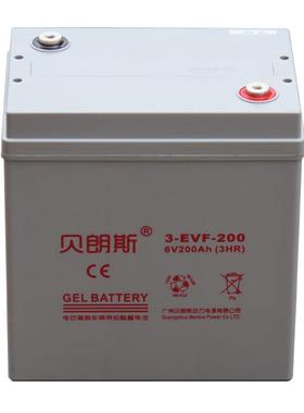 6V200Ah游览车动力电池 3-EVF-200 高尔夫球车用胶体蓄电池系列