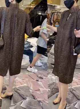 发9379大爱美依缘2025夏季新款韩版时尚连衣裙中长款宽松显瘦女潮
