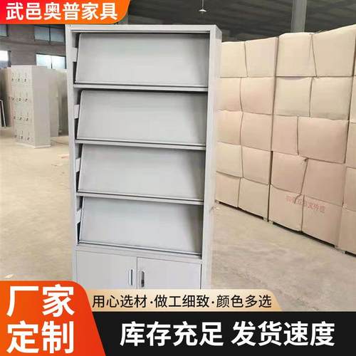 钢文件柜书柜料整证理柜储资物财务凭柜制带锁档案室收纳柜FM-010