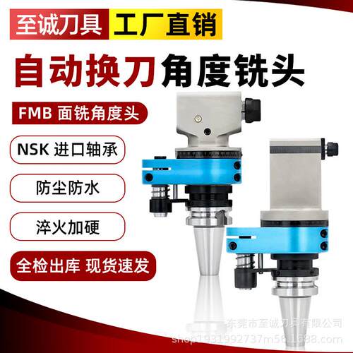 FMB面铣刀盘式角度头单向双向BT40 BT50直角90度刀盘式横铣侧铣头