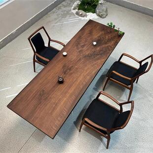 尺寸：239 5北美黑胡桃大板独板全方