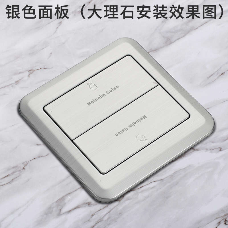 全铜防水地插座不锈钢地插双门家用客厅通用地板黑色灰色地面五孔