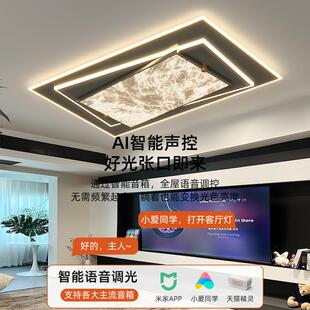 灯具全屋2025新款现代简约大气客厅主灯意式极简轻奢感吸顶灯