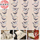 新中式 饰花边布 抱枕布料高精密提花绣花布迎客松沙发坐垫布窗帘装