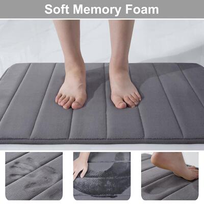 Olanly Memory Foam Bath Mat Large Absorbent Shower Carpet So
