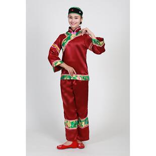 高档儿童地主婆服媒婆演开出服老秧歌服装戏服心阿奶年老太太服装