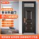 带气窗防盗门入户门家用进户门钢质室外农村通风工程出租房单开门