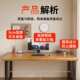 实木电脑桌台式 简约双人学习桌长条桌子办公桌电竞工作台家用书桌