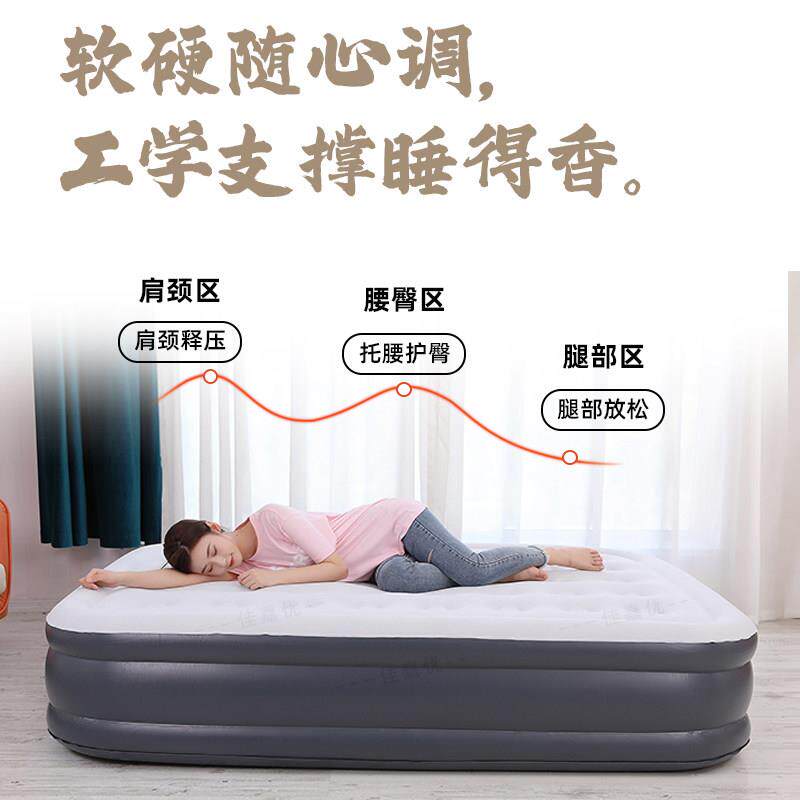自动充气床户外营双气垫床单家用打地舖人人可携式折露叠三层Cqc-