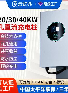 新能源快充充电桩20/30/40KW工程商用9孔快充380V红旗蔚来