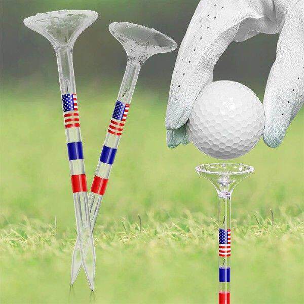 50Pcs Golf Tee Hanger Reduce Friction and Side Spin