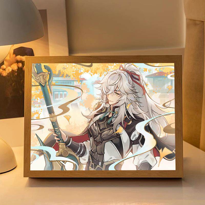 景元周边灯光画二次元手办吧唧小夜灯摆件创意生日礼物图片